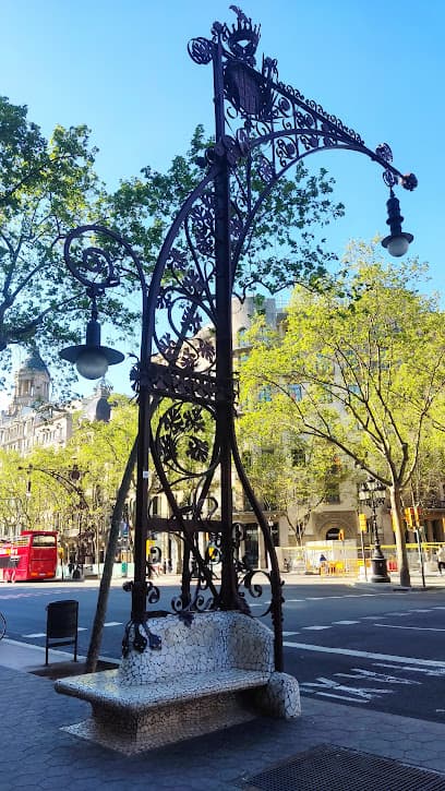 Bancs-fanals modernistes de Pere Falqués