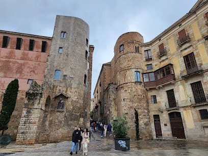 Roman city wall in Barcelona
